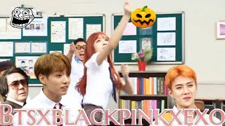 Bts x blackpink x exo funny hindi dubbing school 💜😂