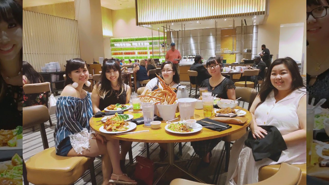 Family dinner at MGM Casino buffet - YouTube