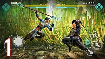 Shadow fight 4 : Arena - Gameplay Walkthrough part 1 - Tutorial ( iOS , Android )