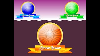 Badge Logo's in Corel draw ! Corel Draw | Golden Badge Design | Hindi ! K GRAPHICS ! 2020