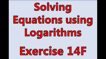 AS Maths - Pure - Solving Equations using Logarithms