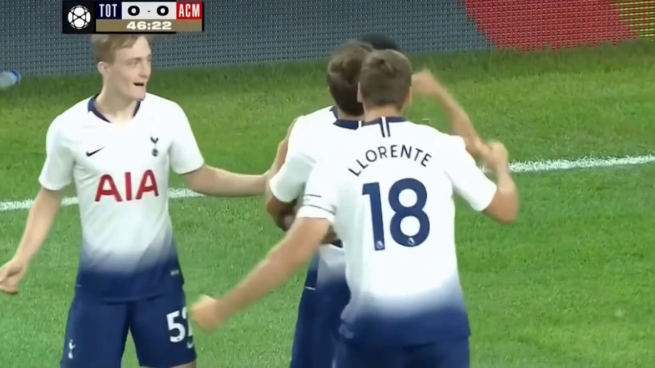 Tottenham 1 - 0 AC Milan Extended Highlights 2018
