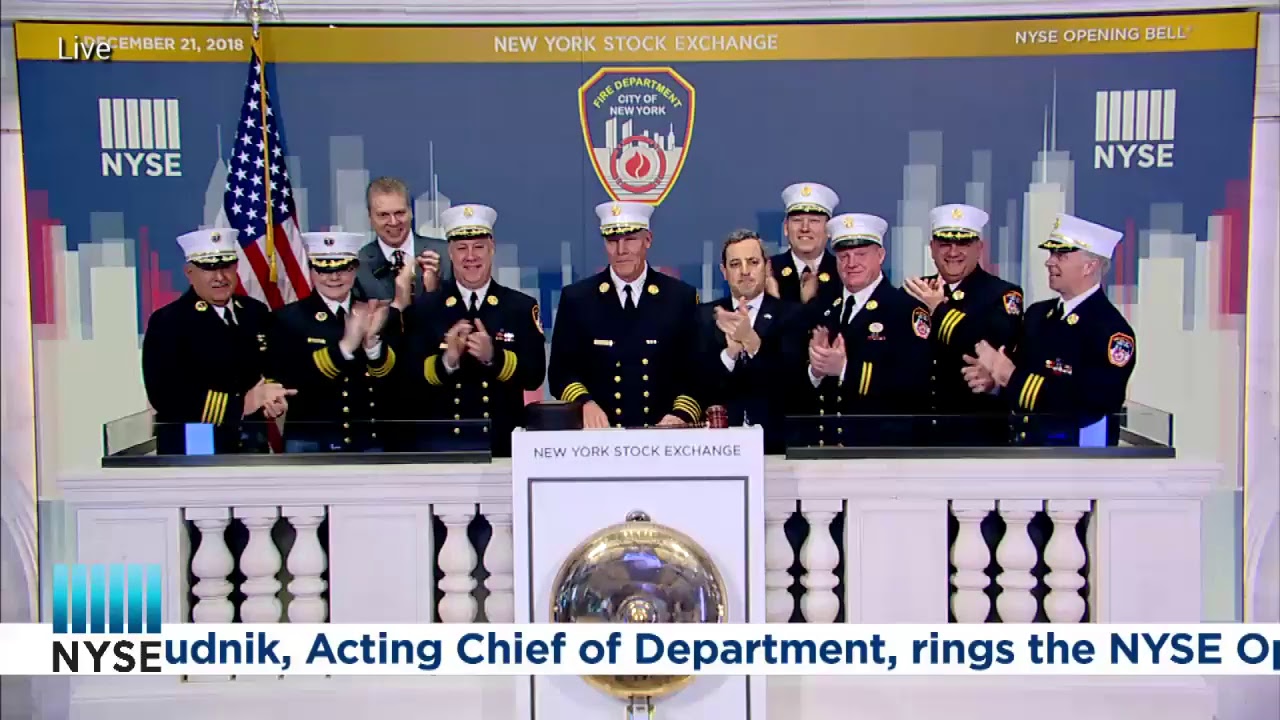 John Sudnik, Acting Chief of Department @FDNY rings the NYSE Opening ...