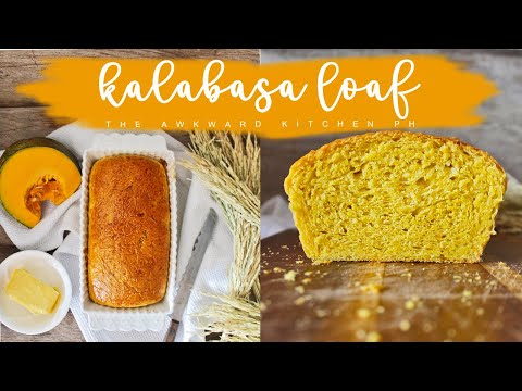 KALABASA BREAD | Tinapay na Kalabasa | Easy Kalabasa (Squash) Loaf Bread Recipe