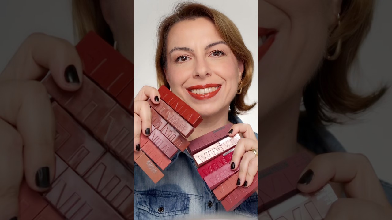 Maybelline Super Stay Vinyl Ink Rujlar | 12 Renk Ruj Denedim #makyaj #yeni&uuml;r&uuml;nlerideniyorum #ruj