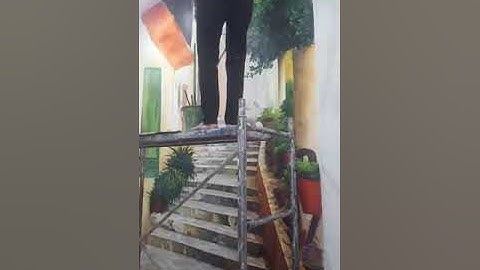 Vẽ tranh tường góc phố 3D cho quán cafe, trà sữa tại Tây Hồ, Hà Nội – Vẽ tranh tường Hà Nội rẻ đẹp Z