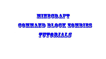 Minecraft/1.7.2 Command Block Tutorial/Zombie Spawn