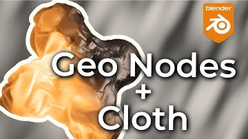 Dynamic Cloth Simulations with Geometry Nodes | BLENDER