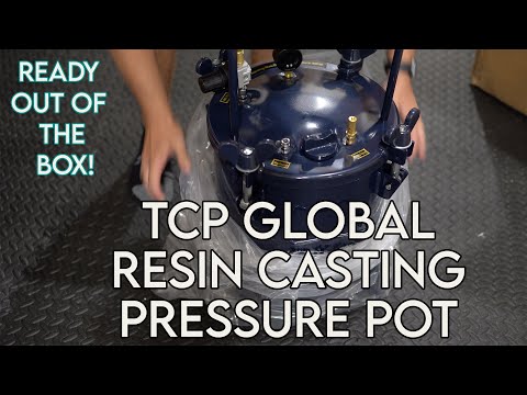 Complete Unboxing of TCP Global's Finished Resin Casting 5 Gal Pressure Pot