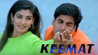 Akshay Kumar And Raveena Tandons Romantic Scene Keemat