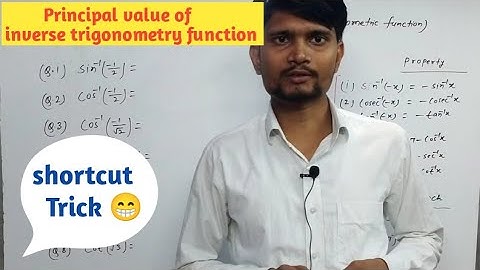 principal value of inverse trigonometry |principal value of trigonometric functions class 12