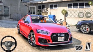 Audi RS5 Car Driving - City Car Simulator [Gta 5] Logitech Pc Gameplay #2 screenshot 5