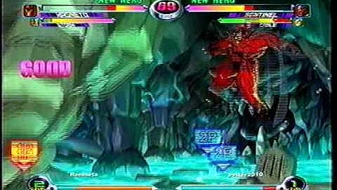 MvC2 Online (360): Brett (MSP) vs Harry (Row) 5 .:10.10.09:.