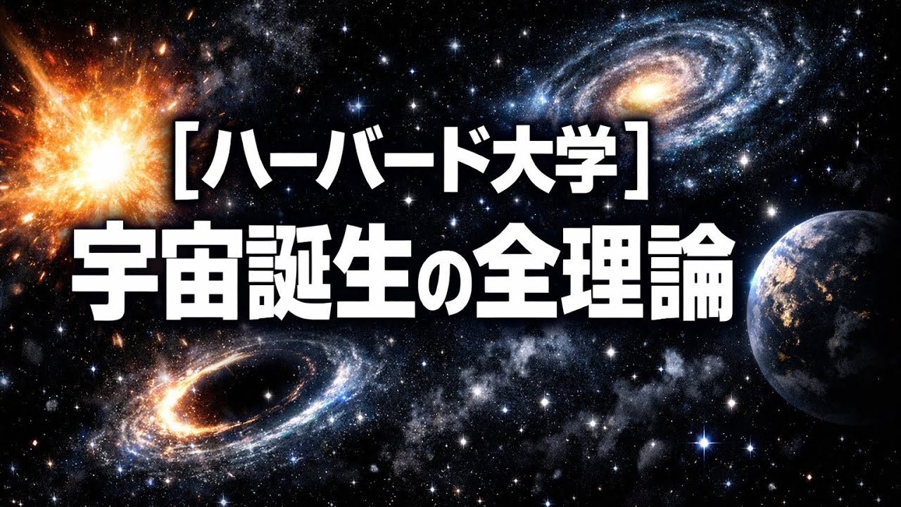 【ハーバード大学】時空の起源を解き明かす：プランク時代から多宇宙論まで宇宙誕生の全理論