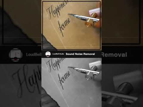ASMR 펜소리 영상의 <strong>노이즈</strong> <strong>제거</strong> 비교영상 #shorts
