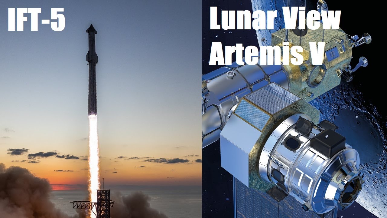 Lunar View Module Starship flight test completed, Gateway Lunar View optimized for SLS ...