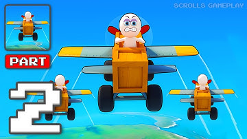 Fly Challenge - Gameplay Walkthrough Part 2 - Crafting My Dream Aircraft (iOS, Android)