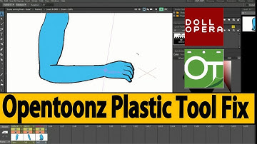 Opentoonz: Plastic Tool Outline Bug Fix. Cut-out Animation