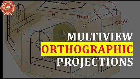 Multiview Orthographic Projection | Engineering Drawing | L6.2 Part 5