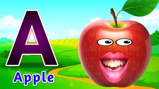 A For Apple B For Ball I Abcd Song I Abcd Rhymes | Abc Song Nursery Rhymes I kids Star TV Resimi