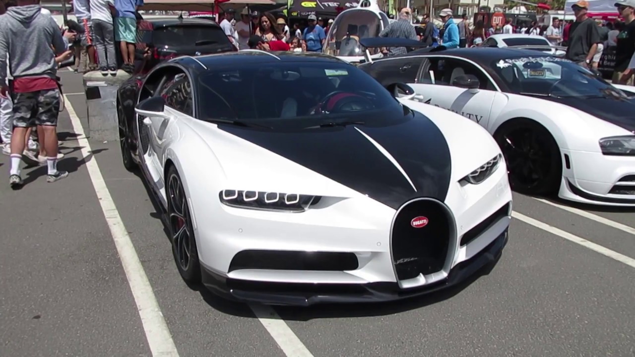 Black & White Bugatti Chiron (w/ startup) - YouTube