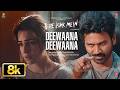 Deewaana Deewaana 8K Full Video: Tere Ishk Mein | Dhanush, Kriti | AR Rahman | Aanand LR | Bhushan K
