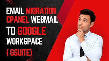 Email Migration From cPanel Webmail to Google Workspace (G Suite) | Step-by-Step | Godaddy to Gsuite