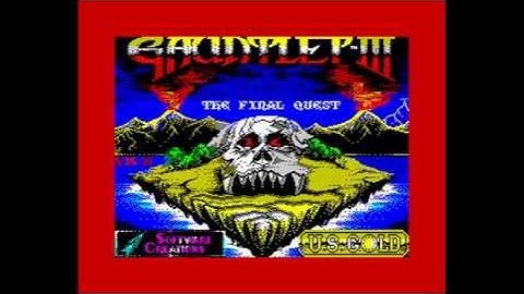 Gauntlet 3 (ZX Spectrum) - Loading screen