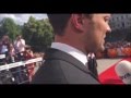 Jamie dornan  red carpet and interview at kviff 2016