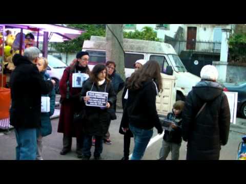 MANIF CONTRE LE MANEGE AUX PONEYS DU 3 DECEMBRE 2014 A CARCASSONNE