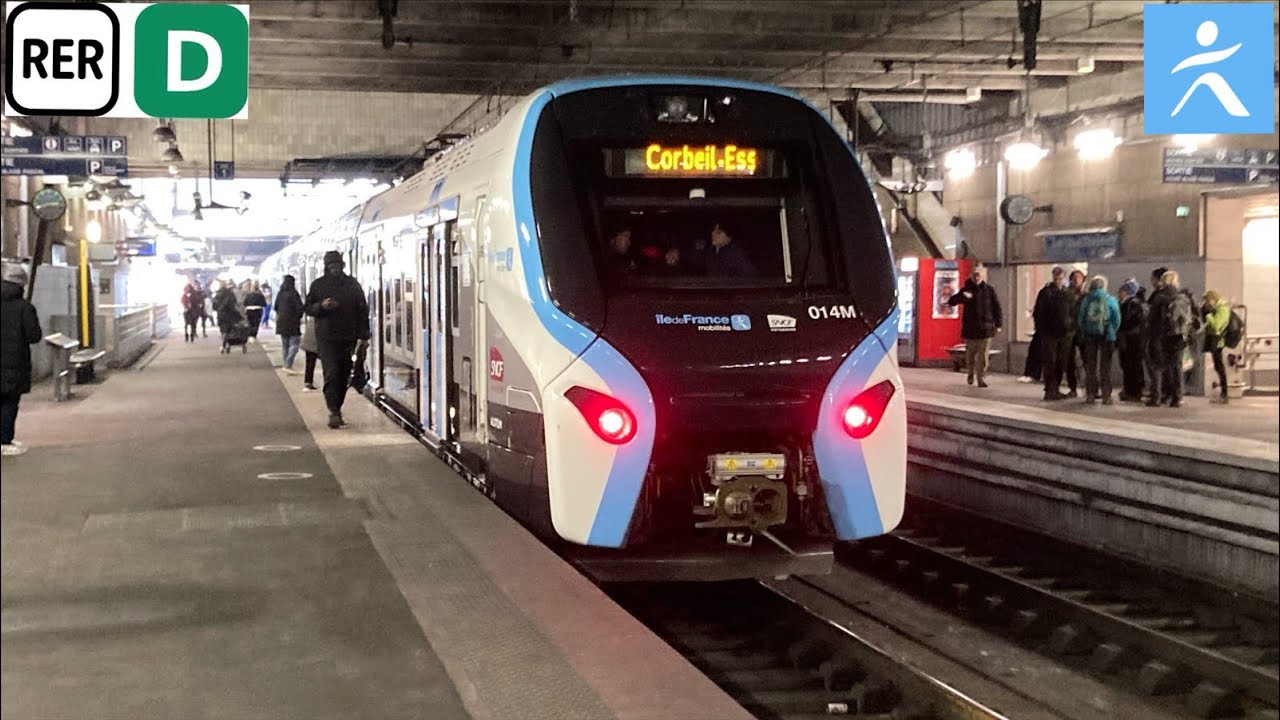 Voyage à bord du RER D UM RER NG Z58500 IDFM