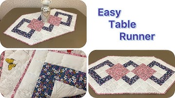 LOG CABIN Quilting Secrets EXPOSED in this Table Runner Tutorial! For Beginners.