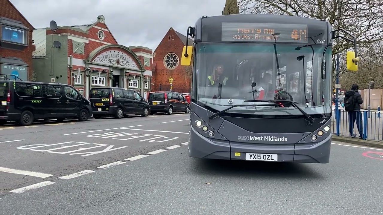 National Express West Midlands Enviro 200mmc 2221 Bus Route 4M Merry Hill 