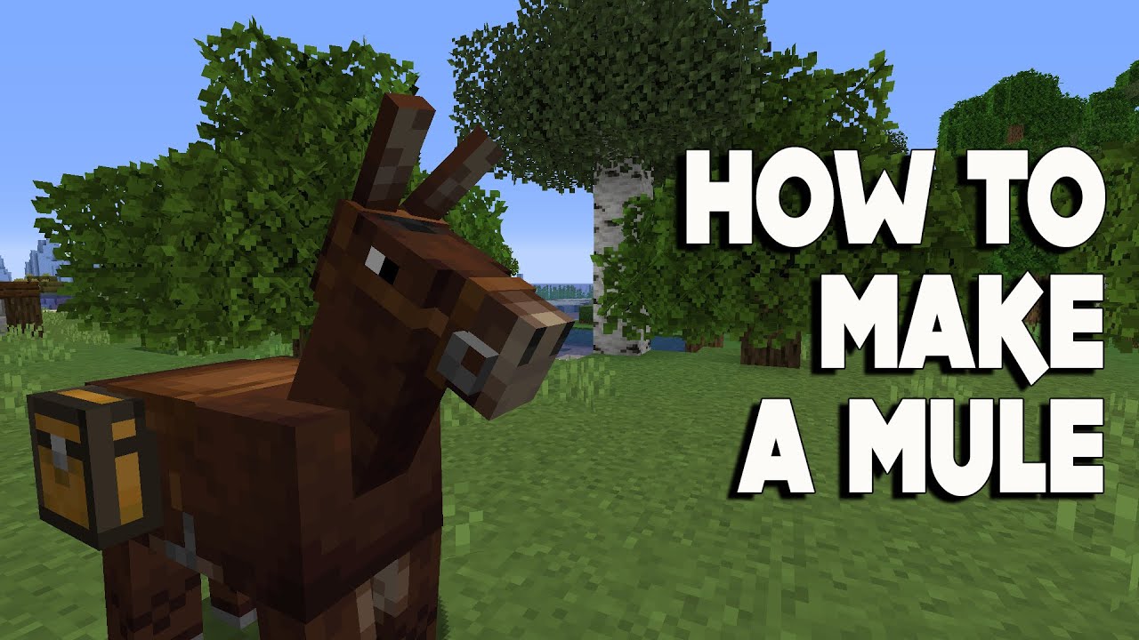 Minecraft #shorts :: How to BREED a MULE in 1.16.3 - YouTube