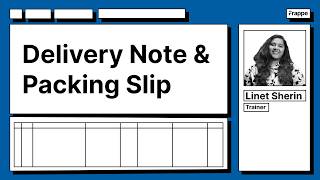 Delivery Note and Packing Slip | ERPNext