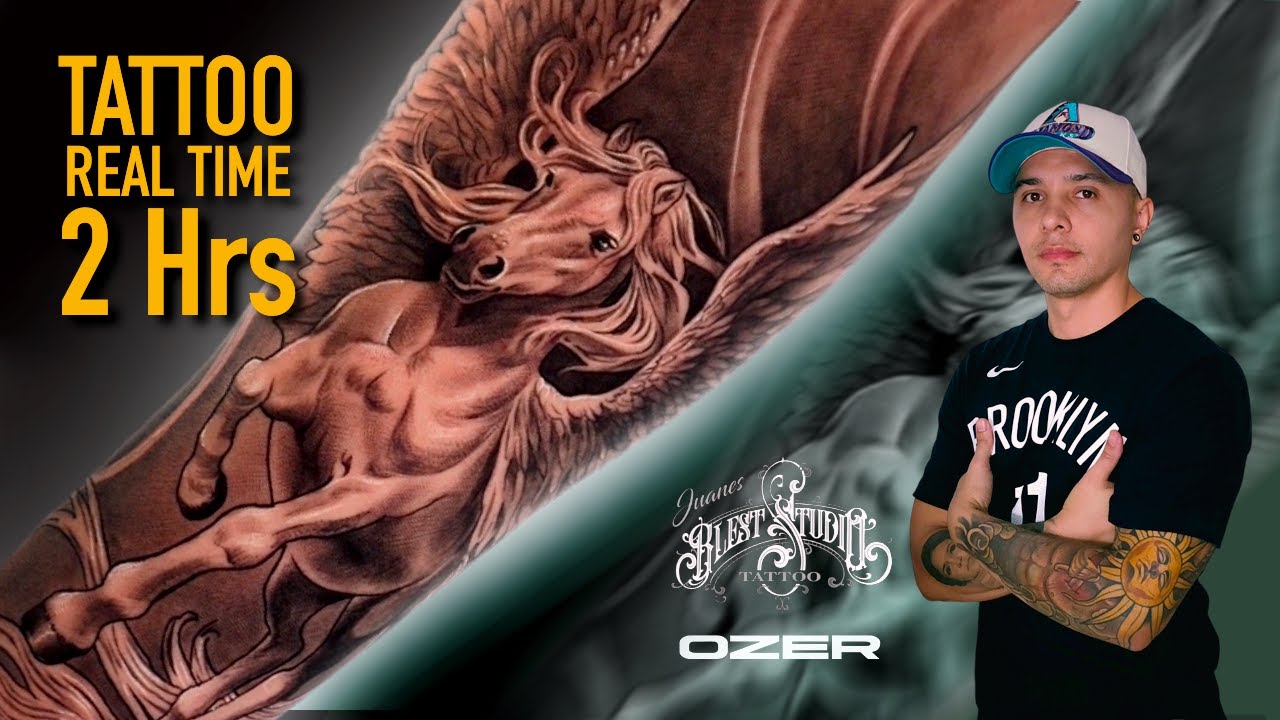 TATUAJE EN TIEMPO REAL/ tattoo realistic- REAL TIME TATTOO PEGASUS