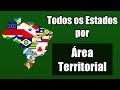 Os Maiores Estados do Brasil (Área Territorial)