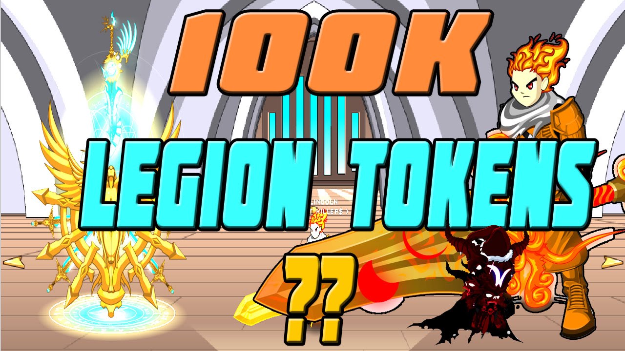 AQW Is 100k Legion Tokens Less Than a Month Possible ??