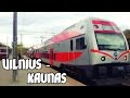 ★ Lithuania train ride ★ Vilnius to Kaunas: Double-Decker, Full route - 60p HD