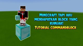 Minecraft tapi aku mendapatkan block yang ku injak - tutorial command block