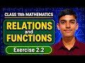 Class 11 Maths Chapter 2 | Relations and Functions | Exercise 2.2 Solutions
