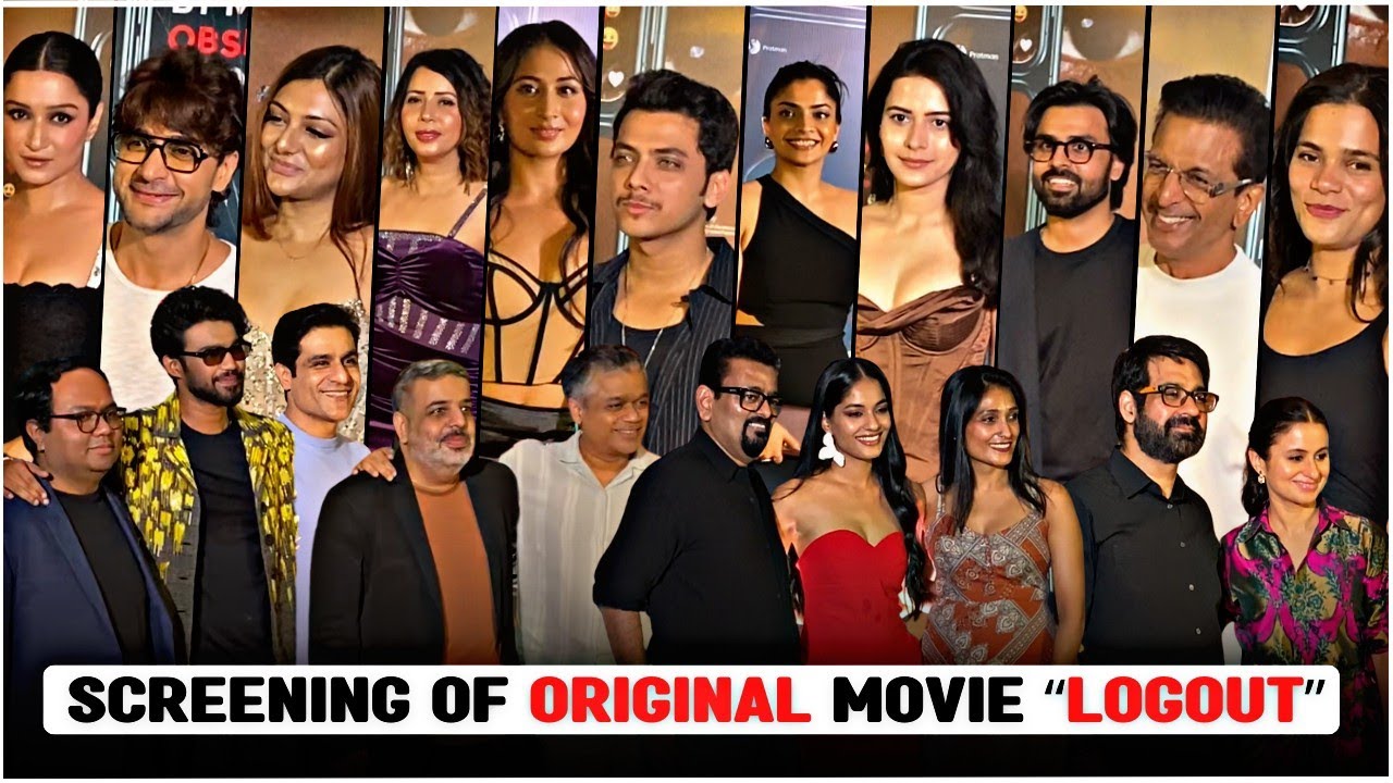 BABIL KHAN Screening Of Original Movie “Logout” | Amit Golani | Maanvi Gagroo | Jitendra Kumar