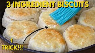 3 Ingredient Biscuits WITHOUT Butter or Crisco | Old-School Trick