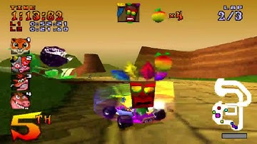 Crash Team Racing PS1 Coco Bandicoot playthrough part 14
