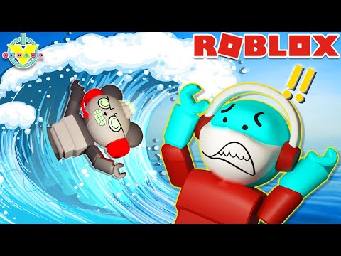 SHARK vs. TSUNAMI in ROBLOX!!  Let's Play