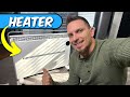 Wall Mount or Wheel It! Indoor 1500W Panel Heater Set-up &amp; Review