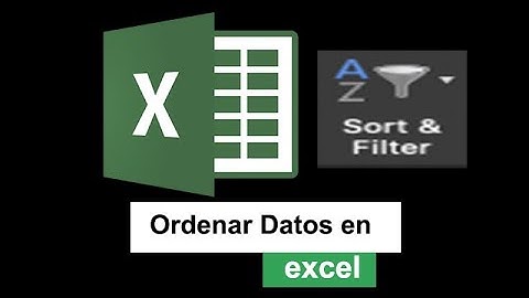 Ordenar y filtrar datos en Excel | 2020