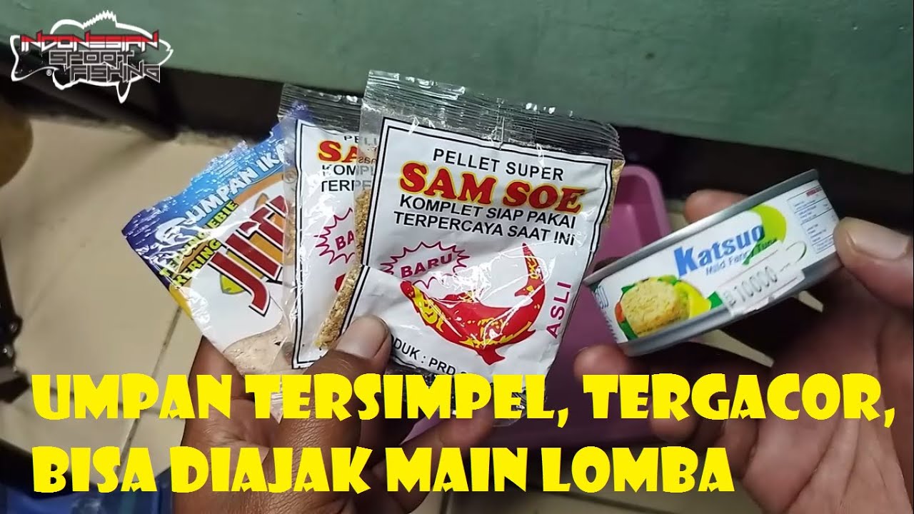 umpan ikan mas anti bagong, anti zonk, umpan dadakan tersimpel