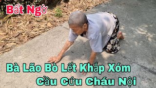 Bất Ngờ Trước Hoàn Cảnh Của Bà Lão Bò Lết Khắp Xóm Tìm Người Cầu Cứu Giúp Cháu Nội