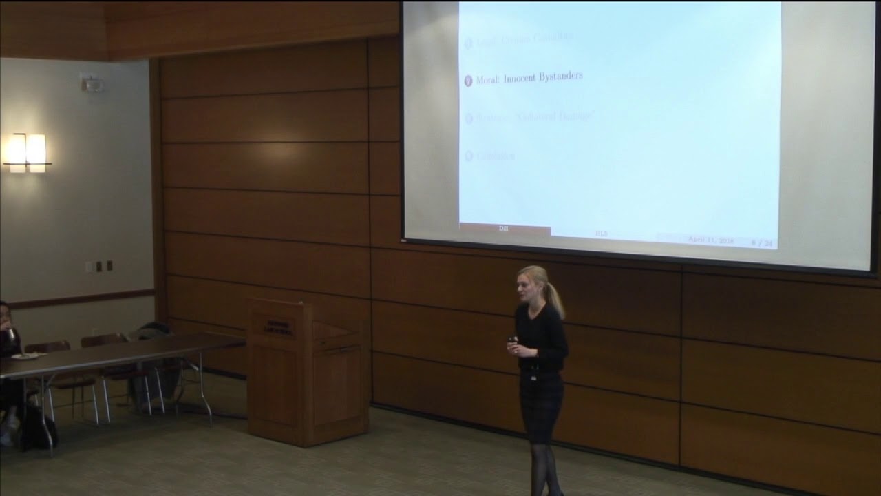 Legal, Moral, and Military Implications of “Collateral Damage”: A Lunch Talk with Prof. Janina Dill